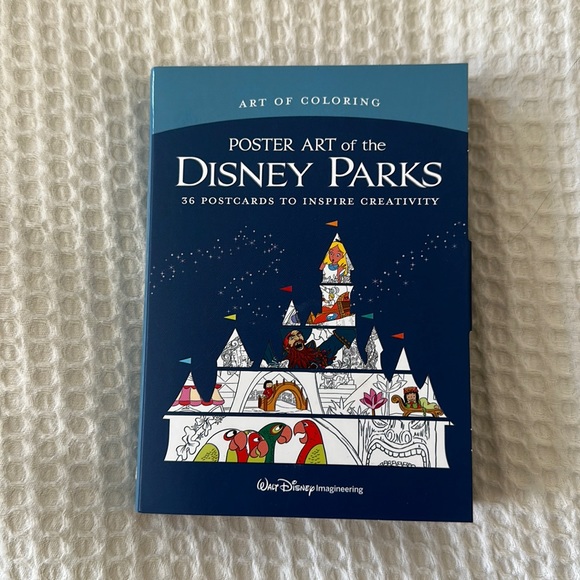 NWT Disney Postcard Mini Coloring Book - Picture 2 of 4